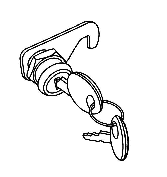 Locking system SHAD 200537R for ATV40 and ATV110