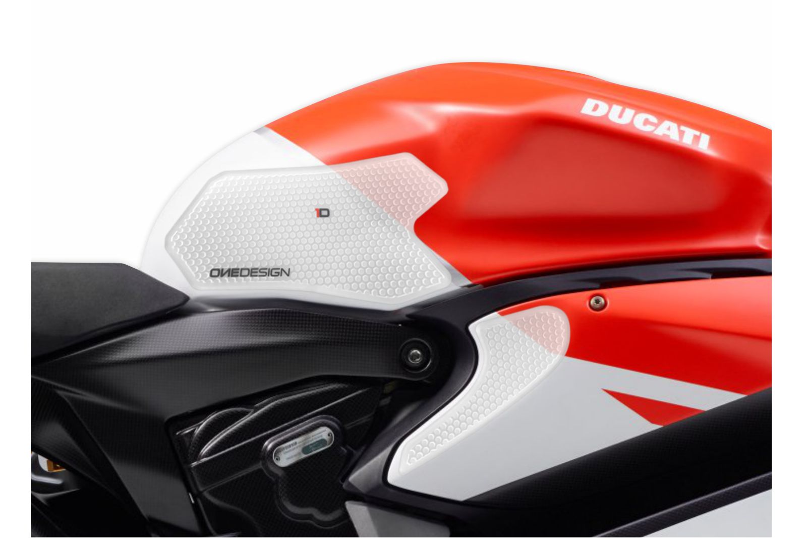 Tank side protectors PUIG ANTI-SLIP 20066W clear