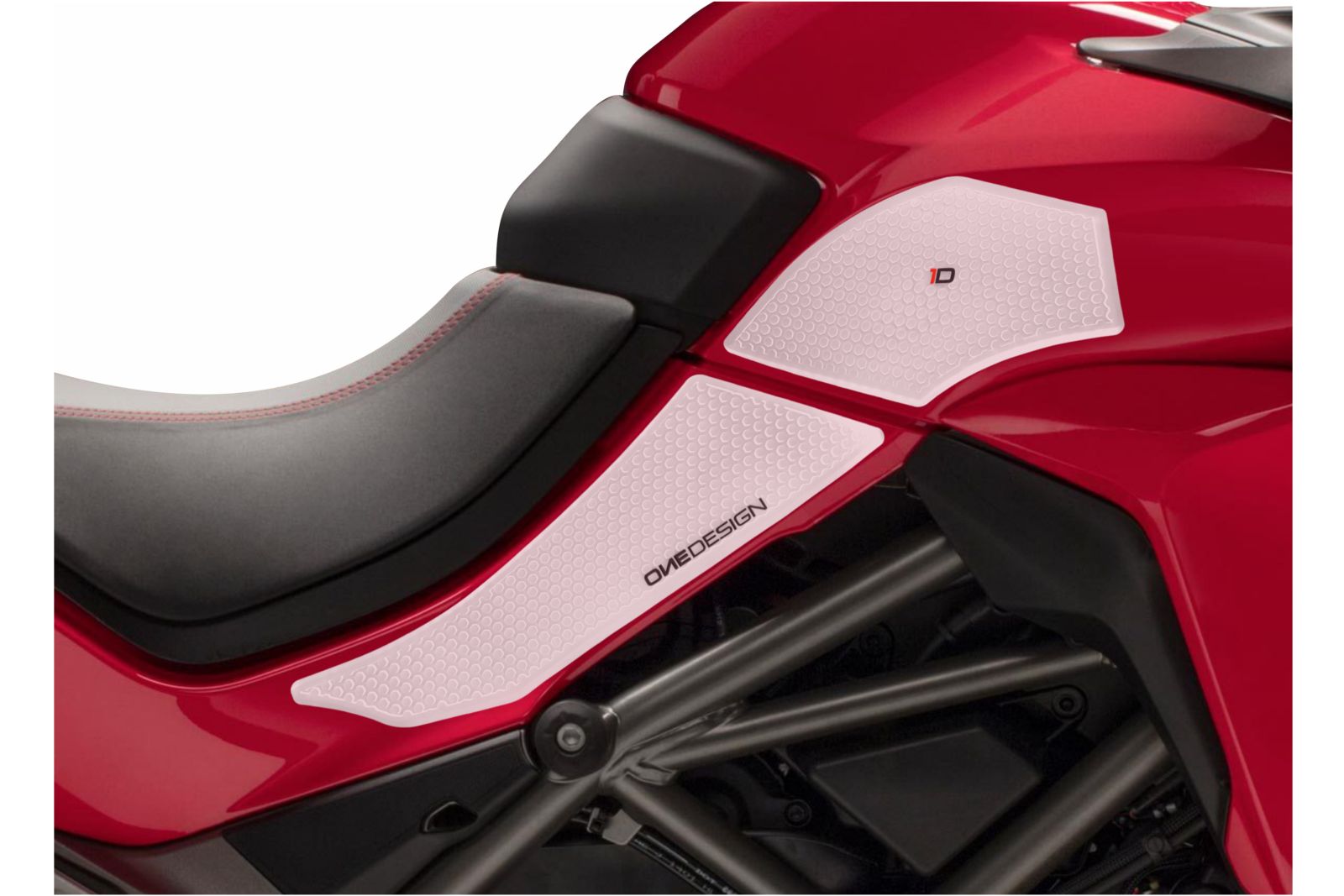 Tank side protectors PUIG ANTI-SLIP 20069W clear