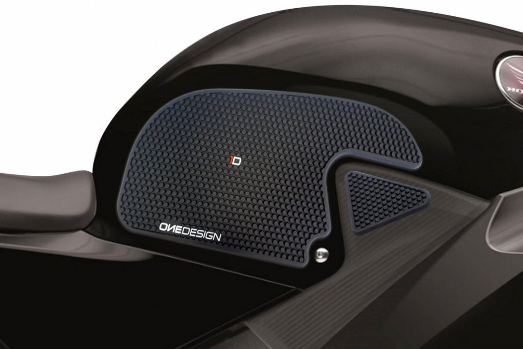 Tank side protectors PUIG ANTI-SLIP 20072N Crni