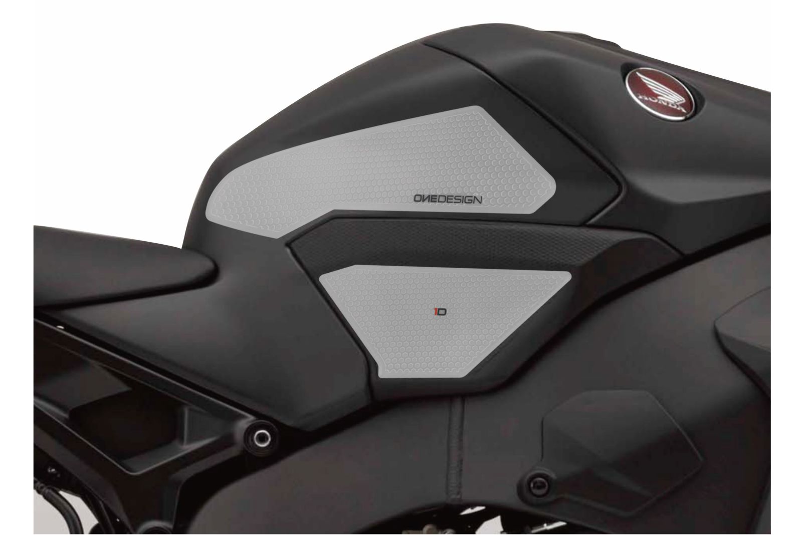 Tank side protectors PUIG ANTI-SLIP 20074W clear