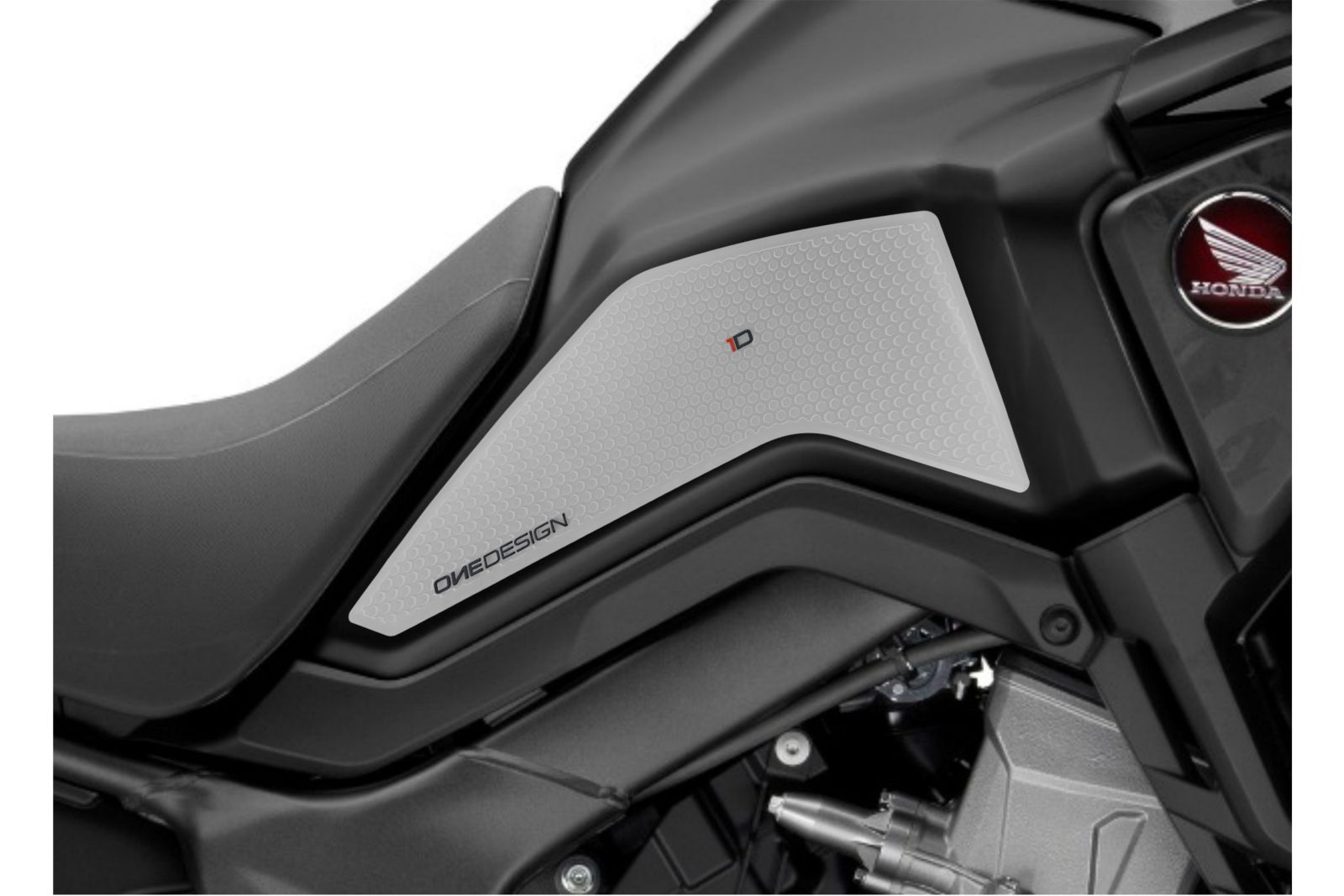 Tank side protectors PUIG ANTI-SLIP 20075W clear