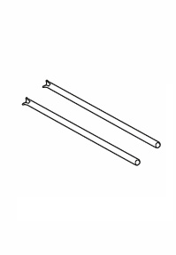 Set axis SHAD 200784R for SH35, SH36, SH38X, SH44, SH47, SH48, SH58X, SH59X and TR41 (D4x72 ZN)