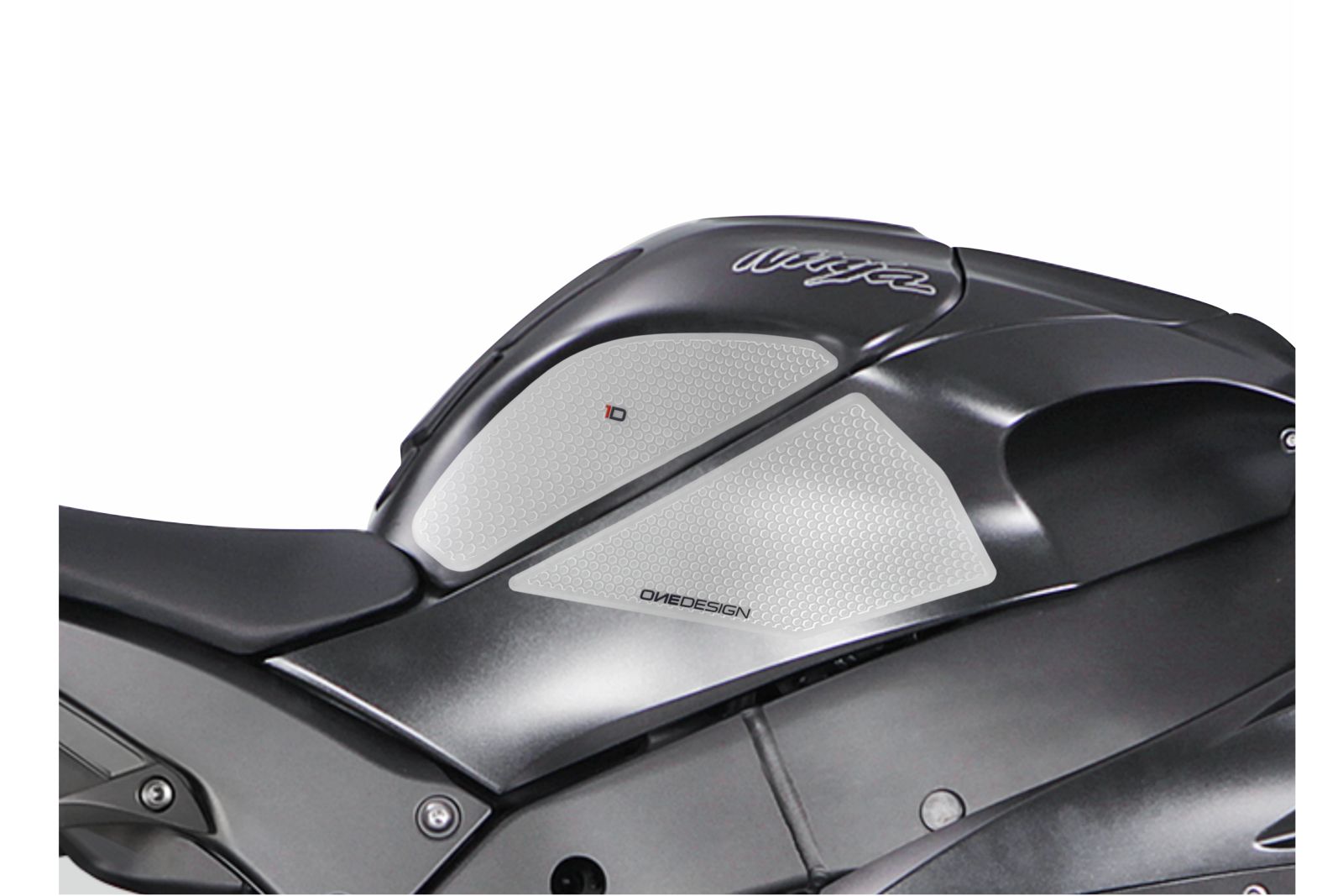 Tank side protectors PUIG ANTI-SLIP 20081W clear