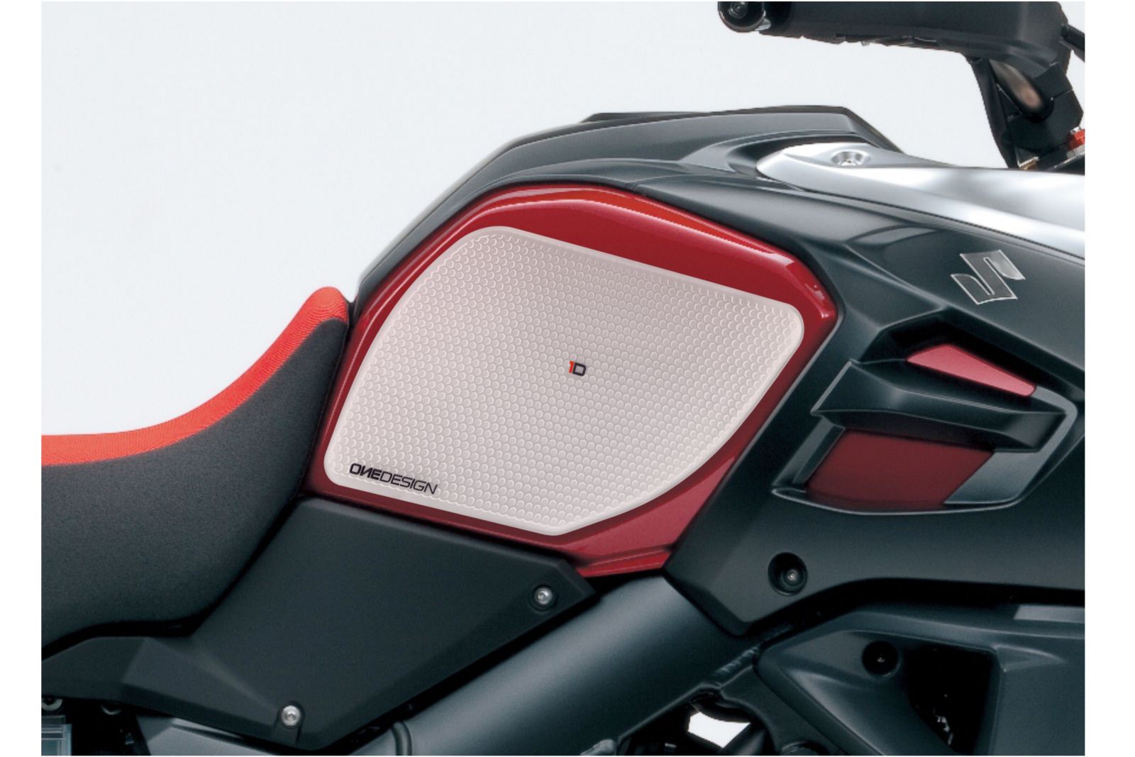 Tank side protectors PUIG ANTI-SLIP 20082W clear