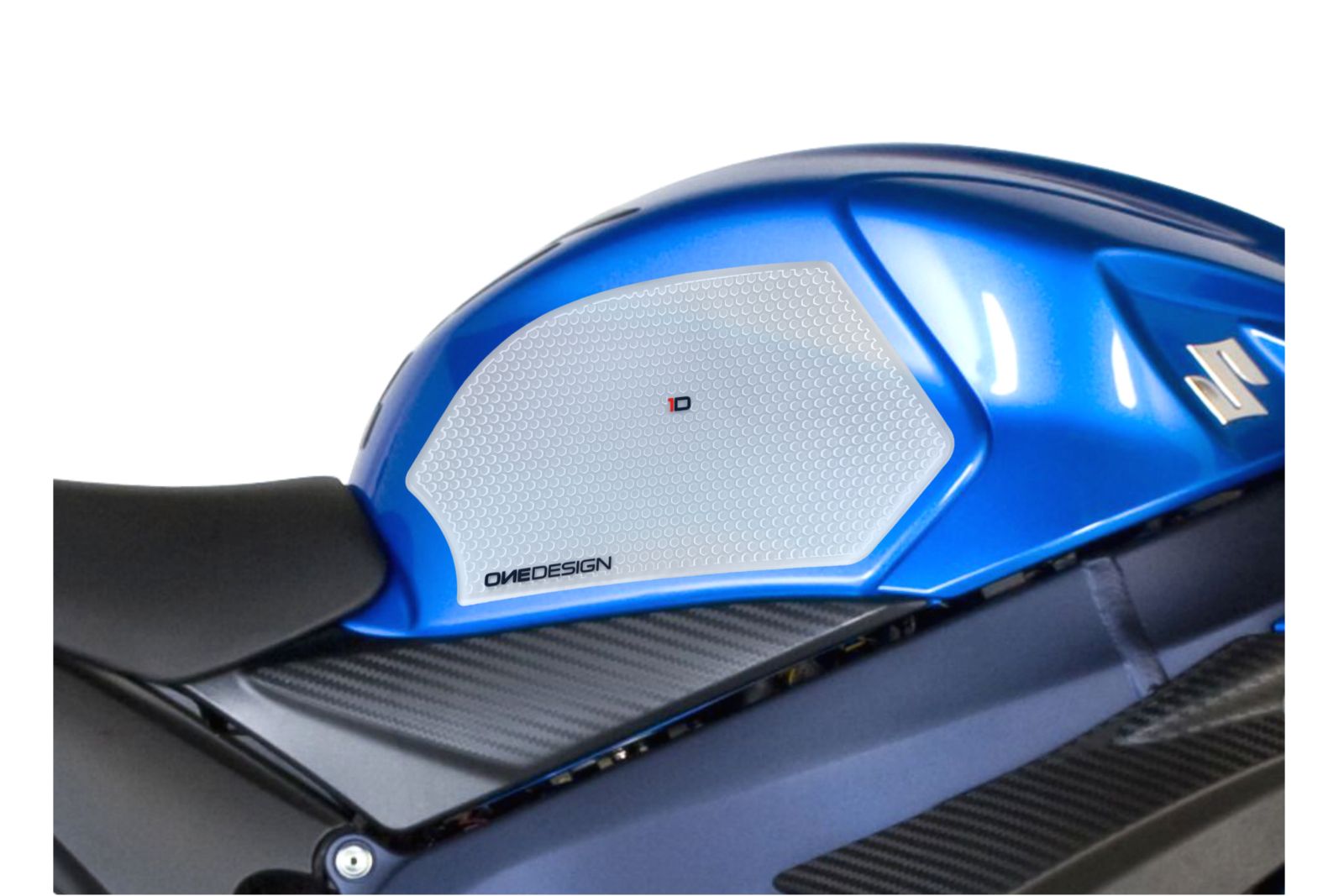 Tank side protectors PUIG ANTI-SLIP 20083W clear