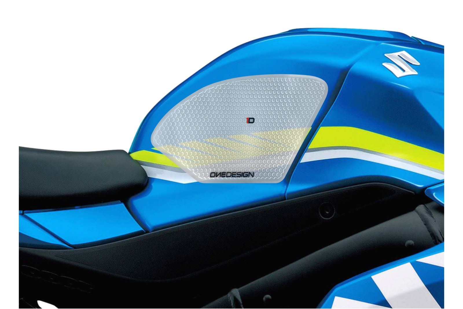 Tank side protectors PUIG ANTI-SLIP 20084W clear