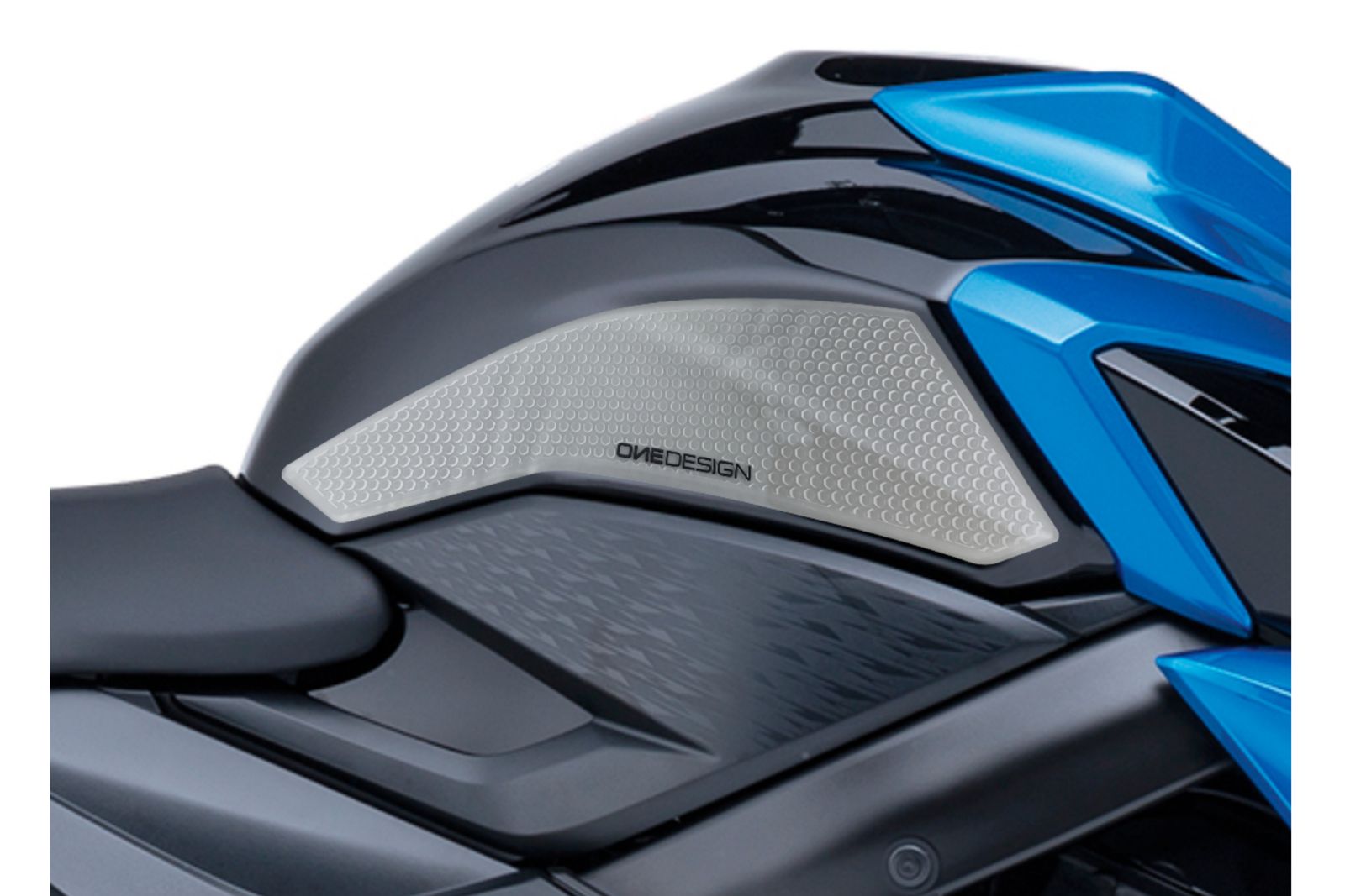 Tank side protectors PUIG ANTI-SLIP 20085W clear