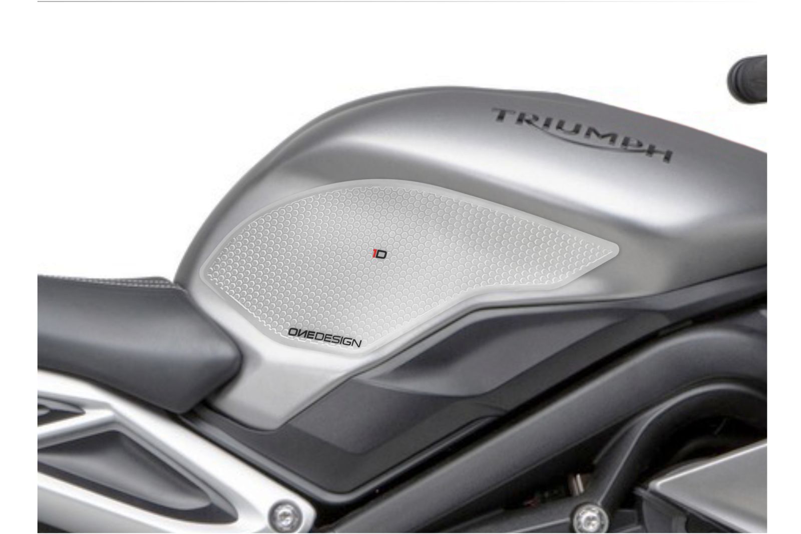 Tank side protectors PUIG ANTI-SLIP 20087W clear