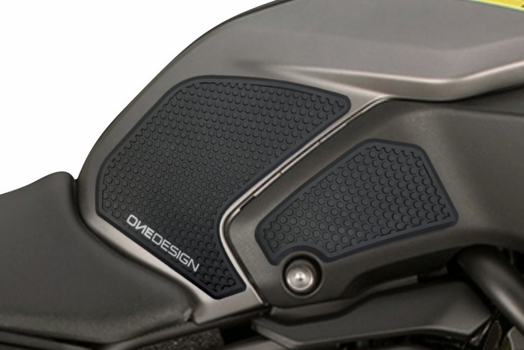 Tank side protectors PUIG ANTI-SLIP 20089N Crni