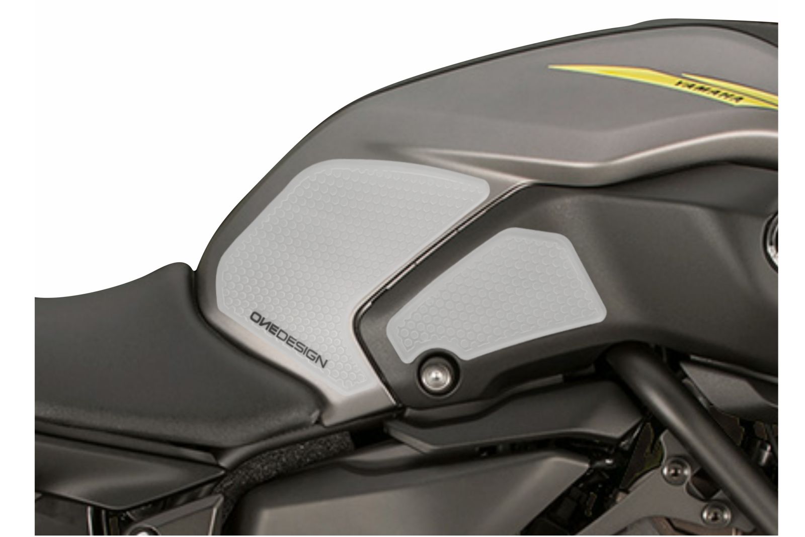 Tank side protectors PUIG ANTI-SLIP 20089W clear