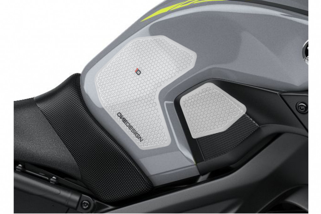 Tank side protectors PUIG ANTI-SLIP 20090W clear