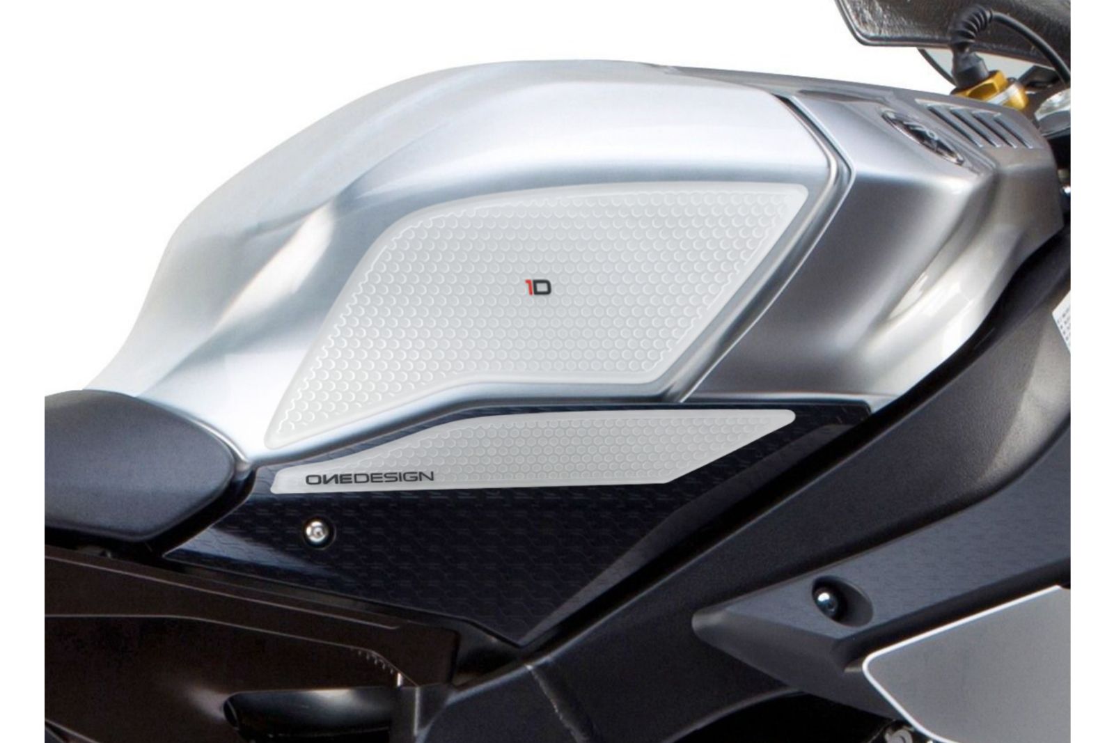 Tank side protectors PUIG ANTI-SLIP 20094W clear