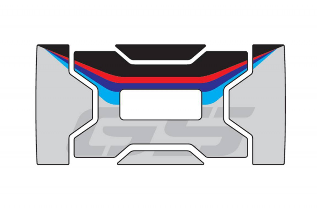Adhesives Kit PUIG 20216N Crni for BMW cases