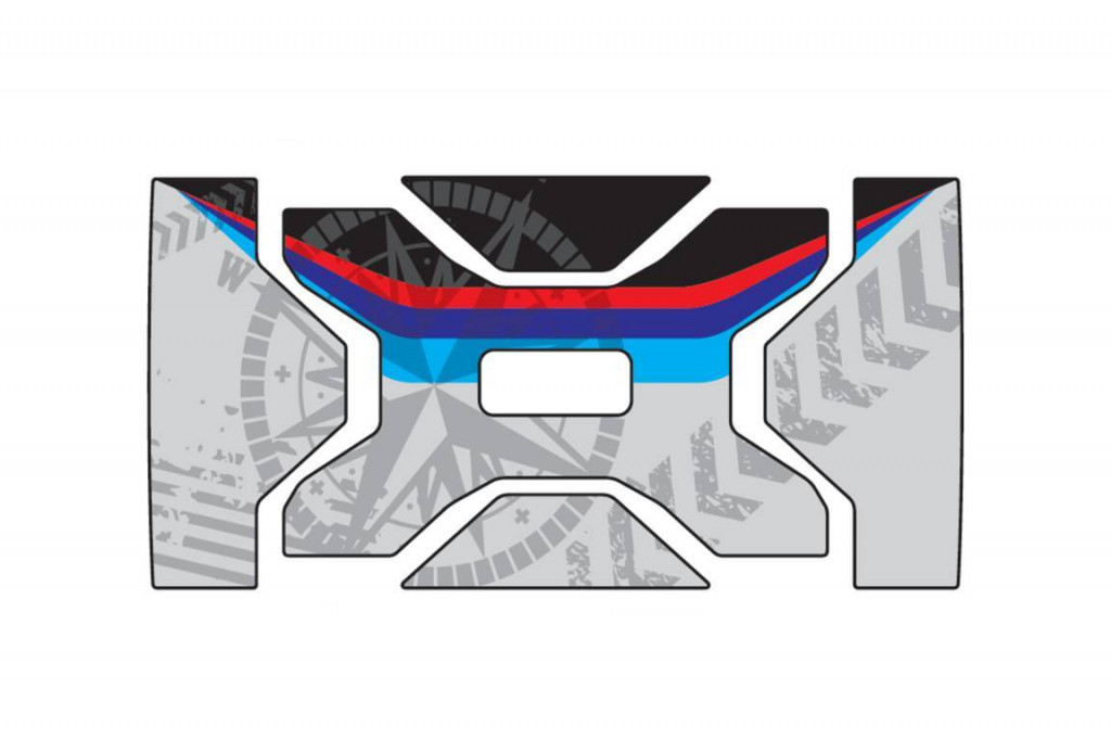 Adhesives Kit PUIG 20227N Crni for BMW cases