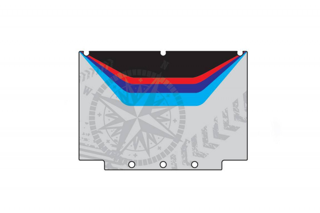 Adhesives Kit PUIG 20228N Crni for BMW cases