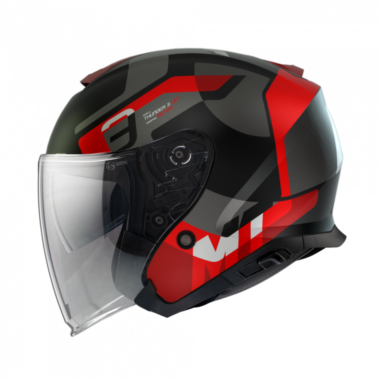 Helmet MT Helmets THUNDER3 SV JET B5 MATT RED XL