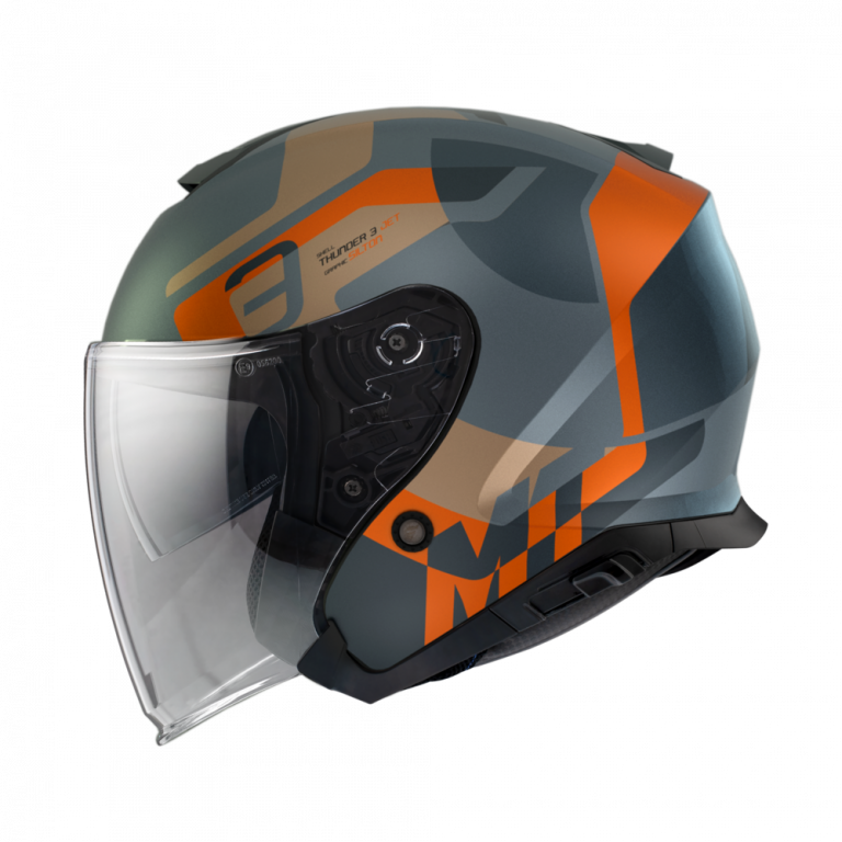 Helmet MT Helmets THUNDER3 SV JET C4 MATT ORANGE XS
