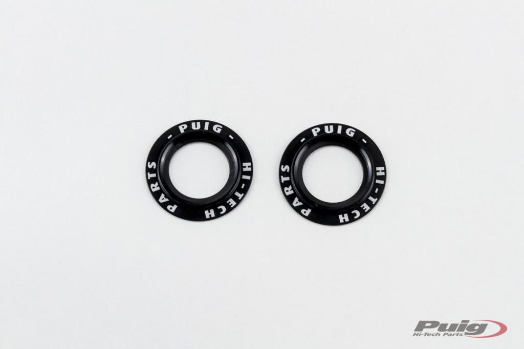 Rings for axle sliders PUIG PHB19 20271N aluminium Crni