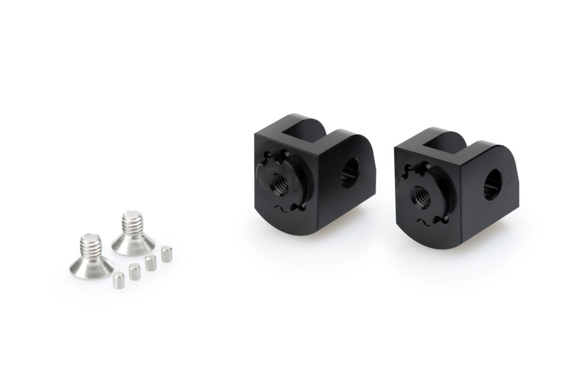 Footpeg adapters PUIG 20319N adjustable Crni