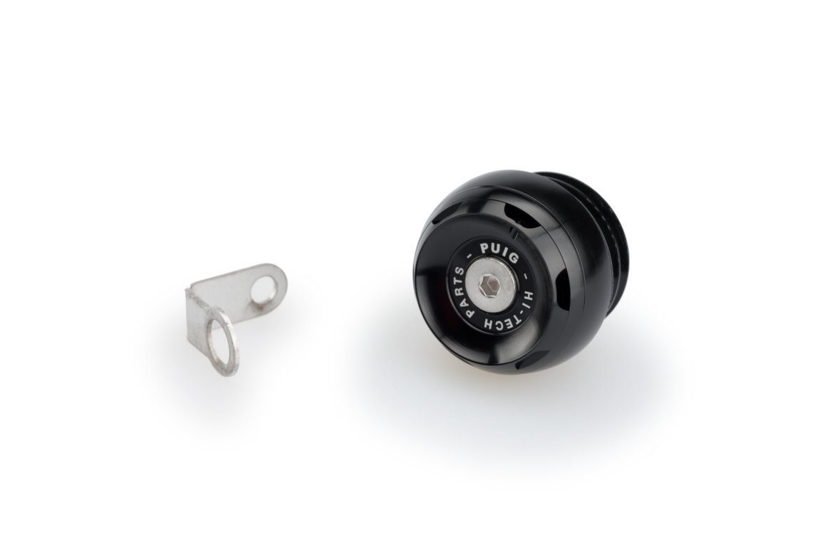 Plug oil cap PUIG TRACK 20346N Crni