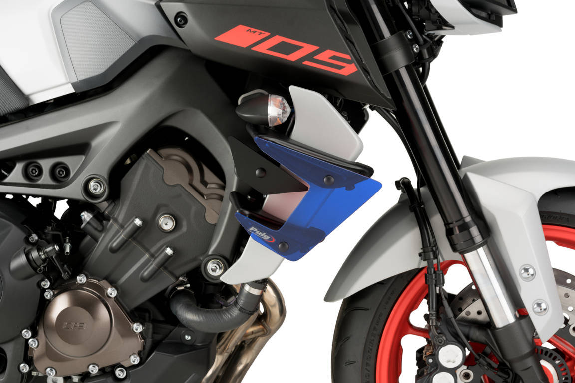 Side spoilers PUIG DOWNFORCE 20380A plavi