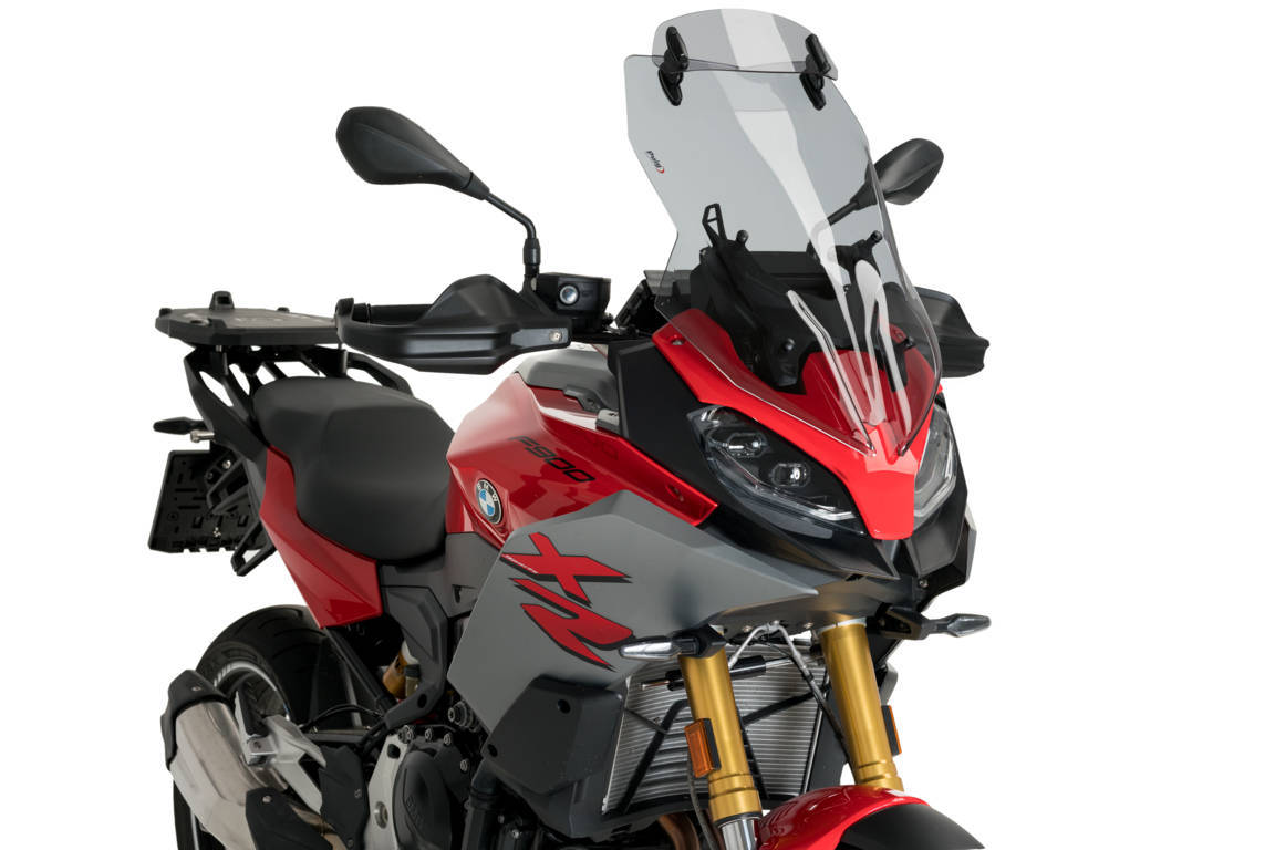 Windscreen PUIG TOURING WITH VISOR 20392H smoke for BMW F 900 XR 2020-2026