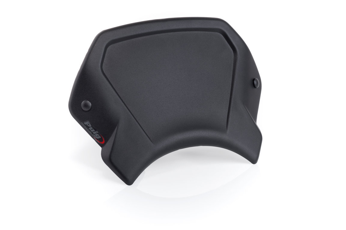 Windshield PUIG FRONTAL PLATE 20400N Crni