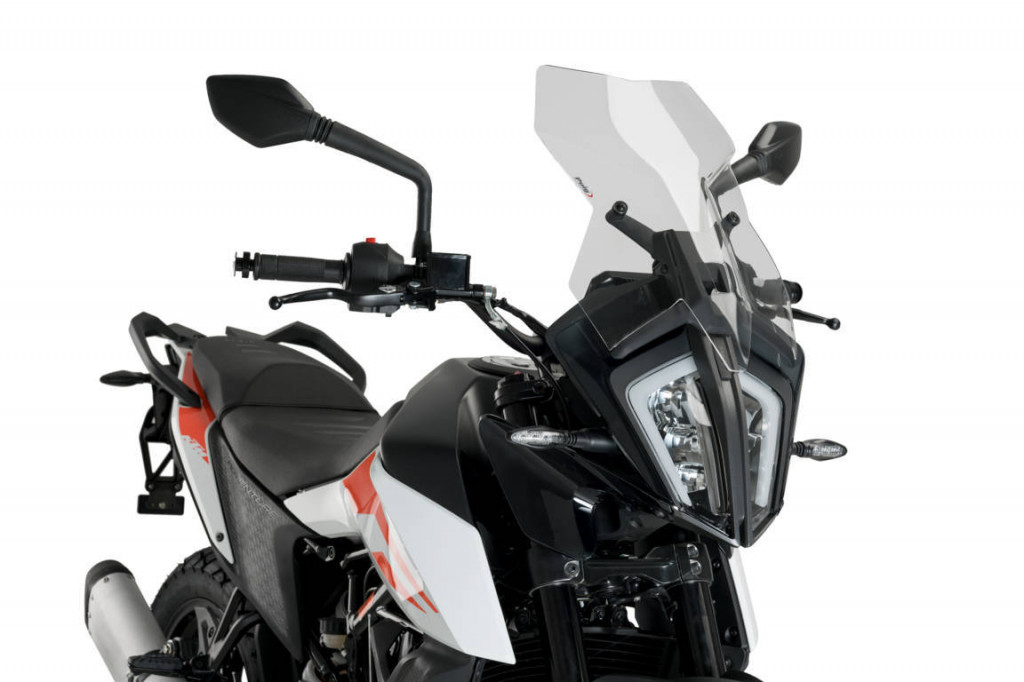 Windscreen PUIG TOURING 20414W Crni