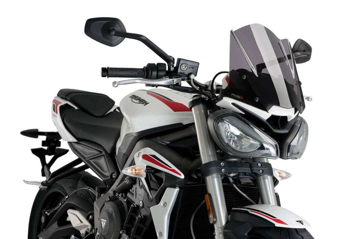 Windshield PUIG NEW GEN. SPORT 20432F dark smoke