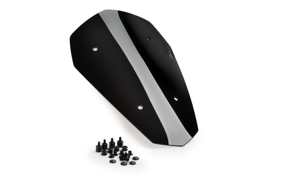 Windscreen PUIG SPORT 20433N Crni