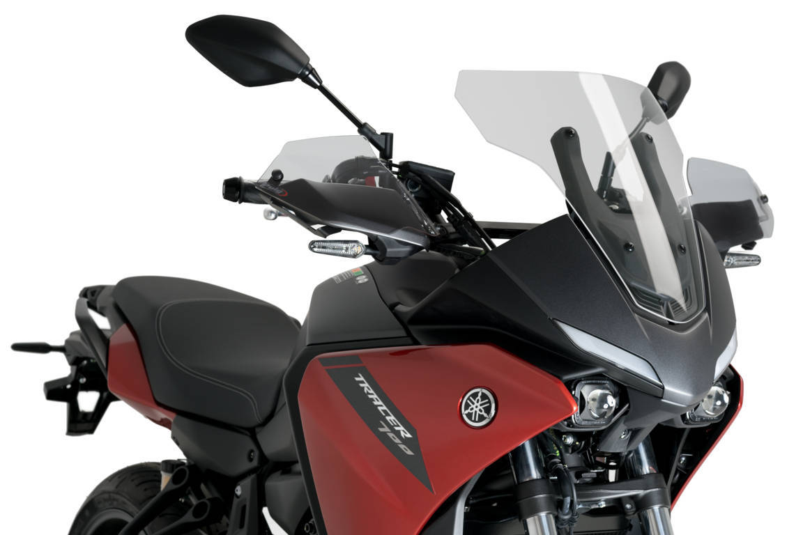 Handguards PUIG EXTENSION 20436H smoke for YAMAHA MT-07 Tracer / Tracer 700 2020-2024