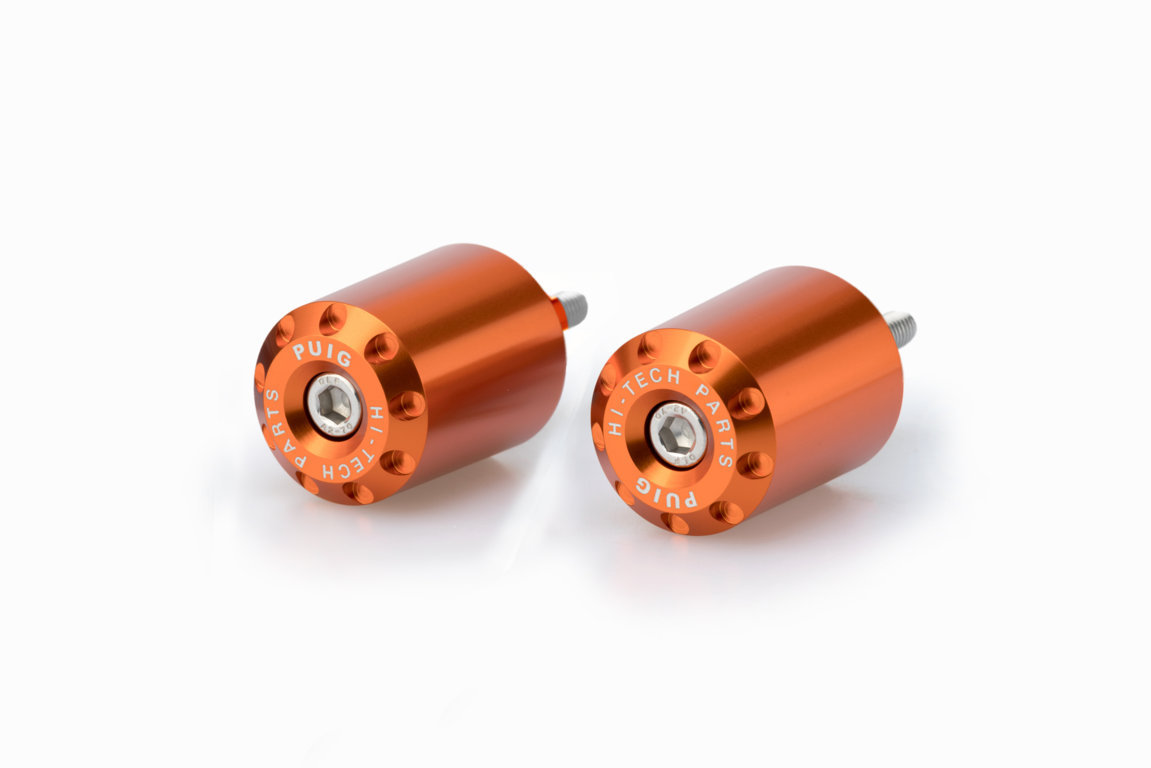 Bar ends PUIG LONG 20373T orange