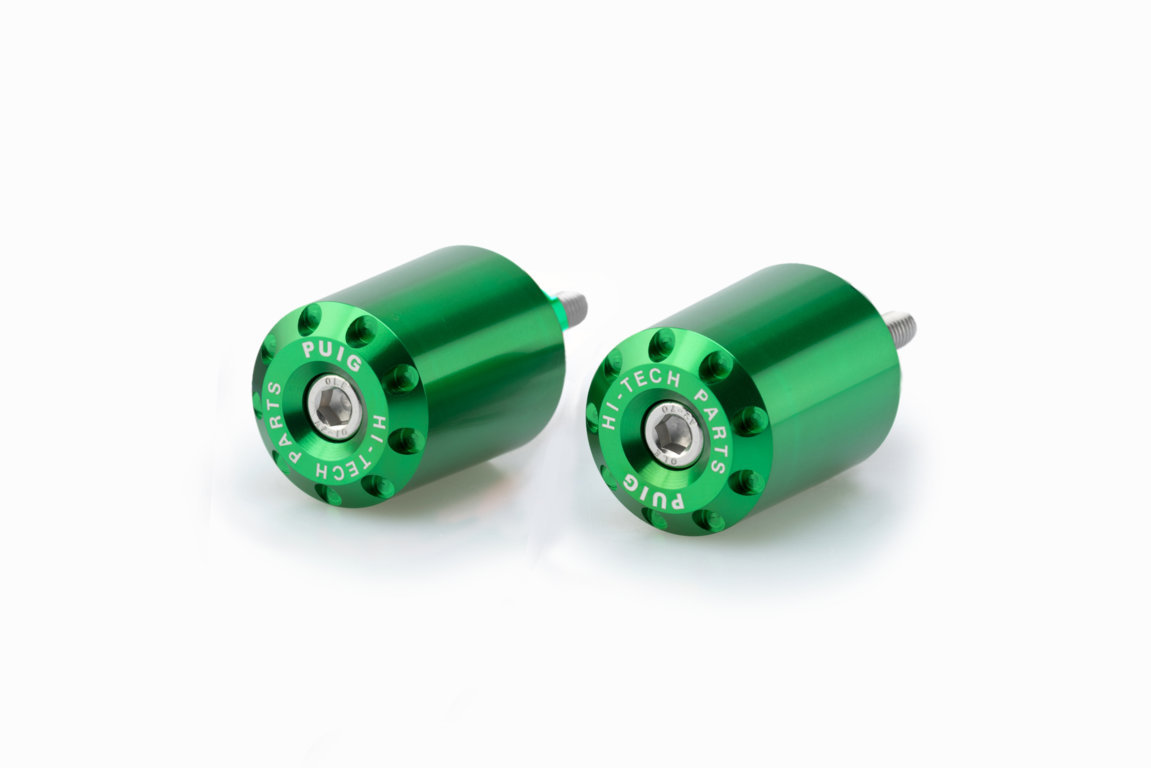 Bar ends PUIG LONG 20439V green