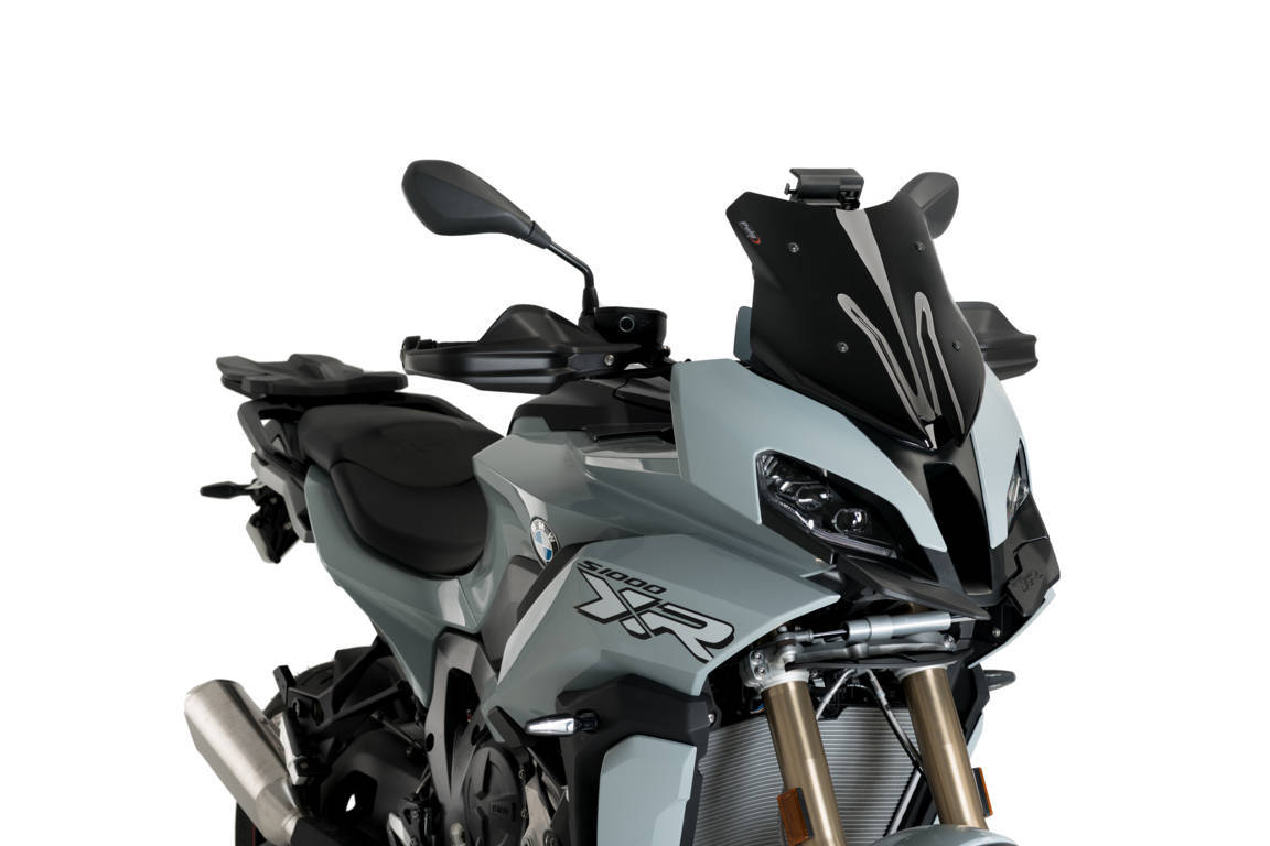 Windscreen PUIG SPORT 20460N Crni