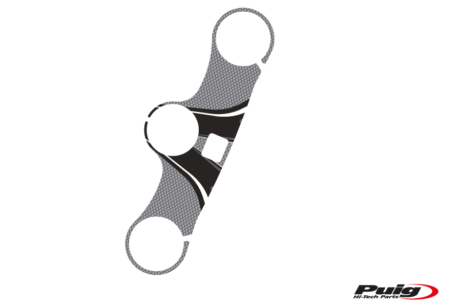 Yoke protector PUIG RADIKAL 20495U grey for HONDA CBR 1000 RR Fireblade 2020