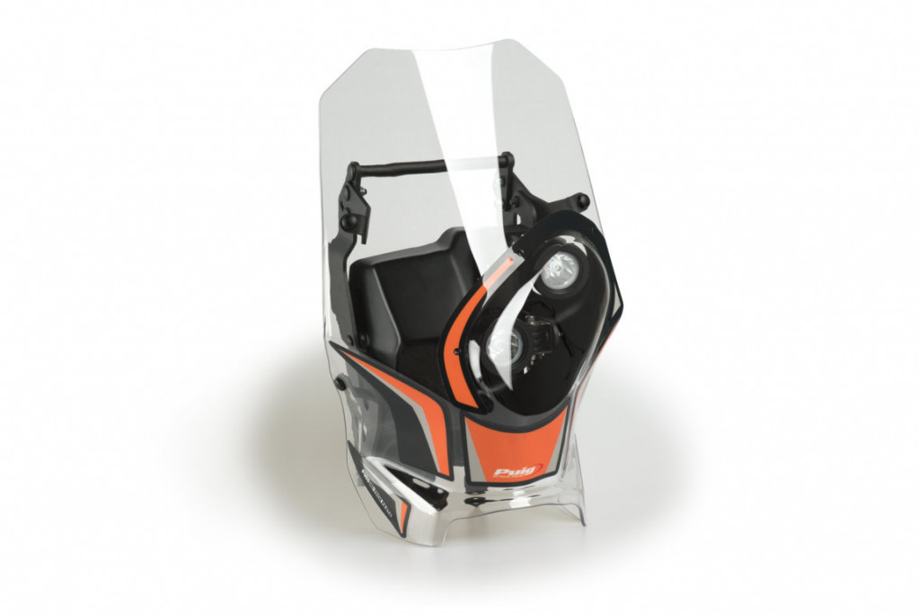 Semifairing PUIG RALLY 20507W transparent