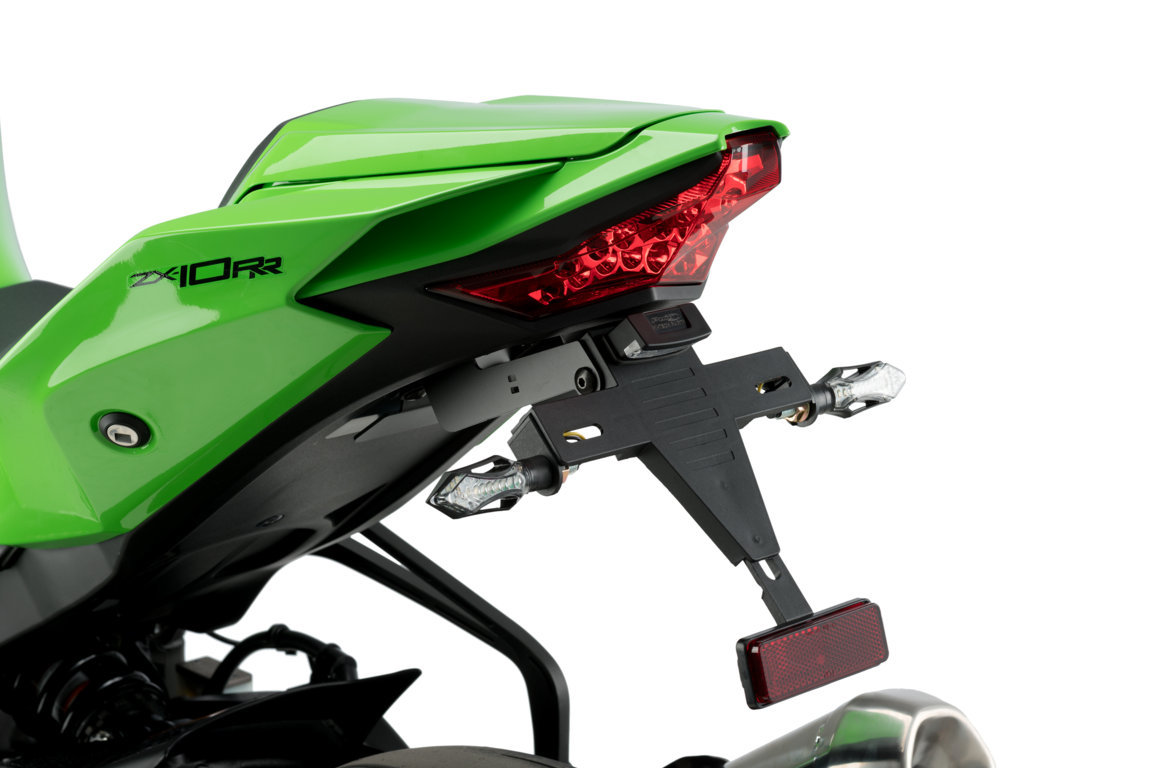 Adjustable license support PUIG 20535N Crni