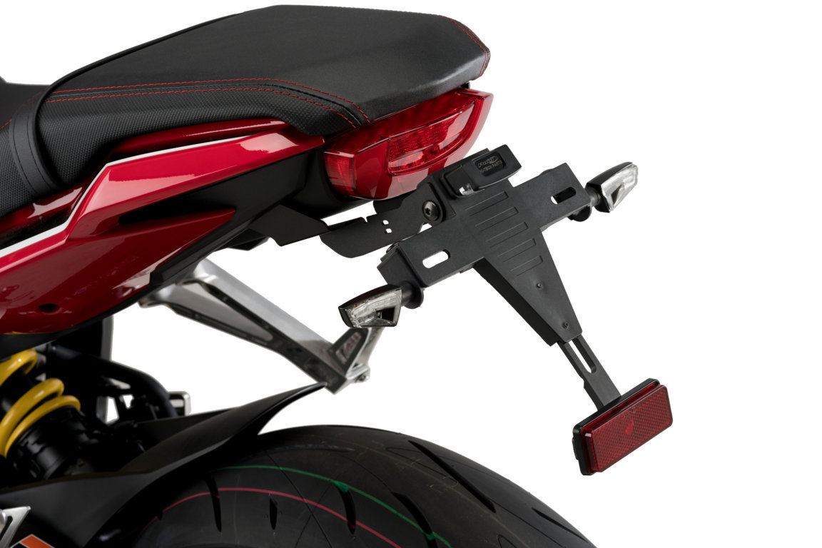 Adjustable license support PUIG 20565N Crni