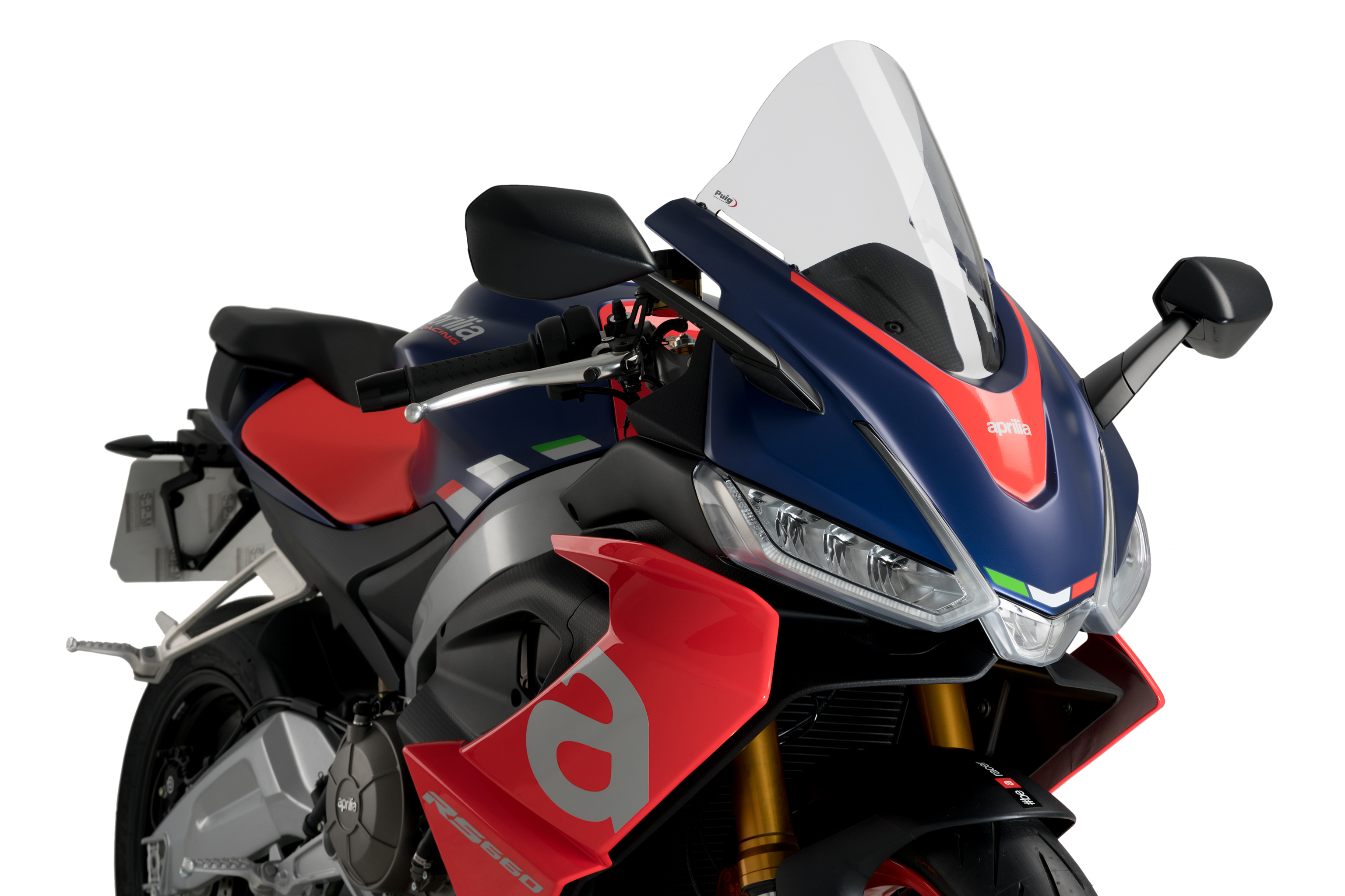 Windscreen PUIG R-RACER 20571W clear for APRILIA RS 660 (Factory) 2021-2024