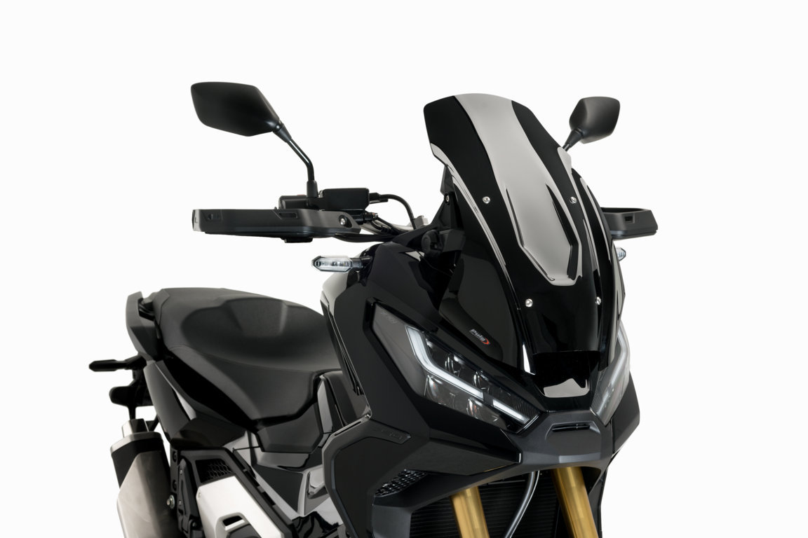Windscreen PUIG SPORT 20584N Crni