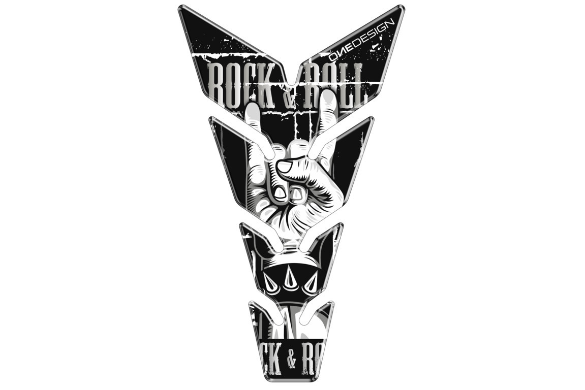 Tank pad PUIG Rock & Roll 20595N Crni
