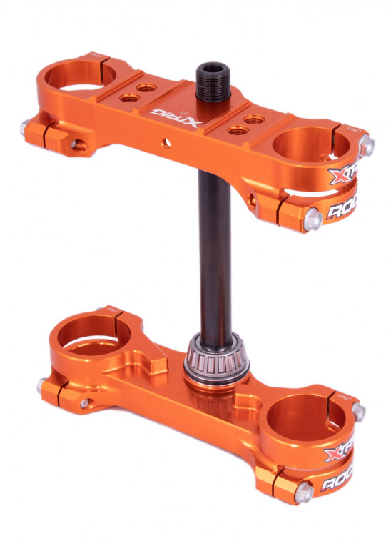 Triple clamps X-TRIG ROCS TECH 40504009 22mm Orange