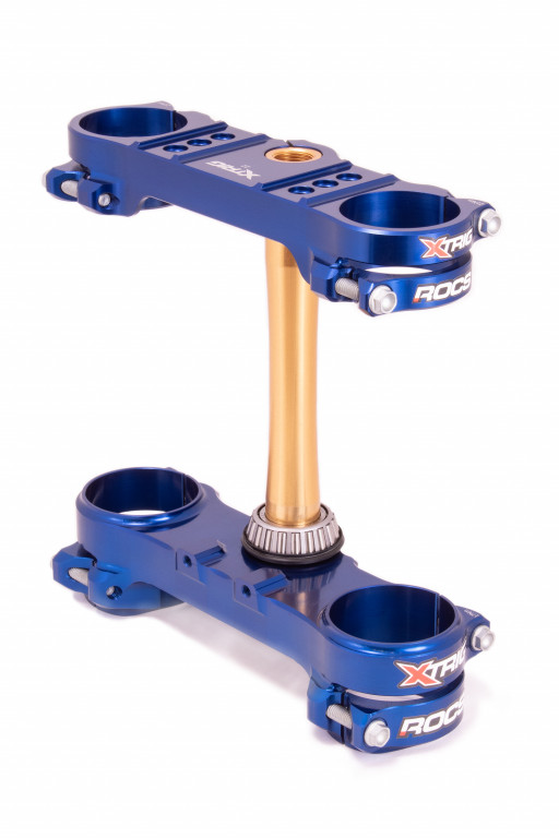 Triple clamp X-TRIG ROCS TECH 40802003 Plavi 24mm