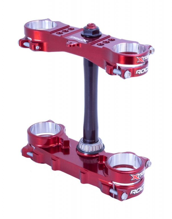 Triple clamps X-TRIG ROCS PRO 40900012 20-22mm X-Trig Brown