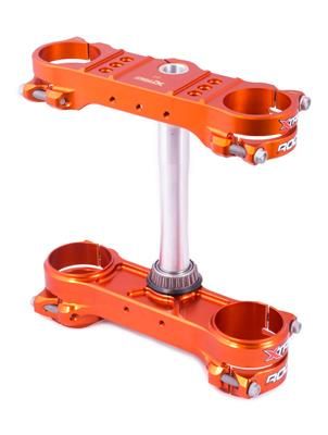Triple clamp X-TRIG ROCS TECH 40505005 Orange