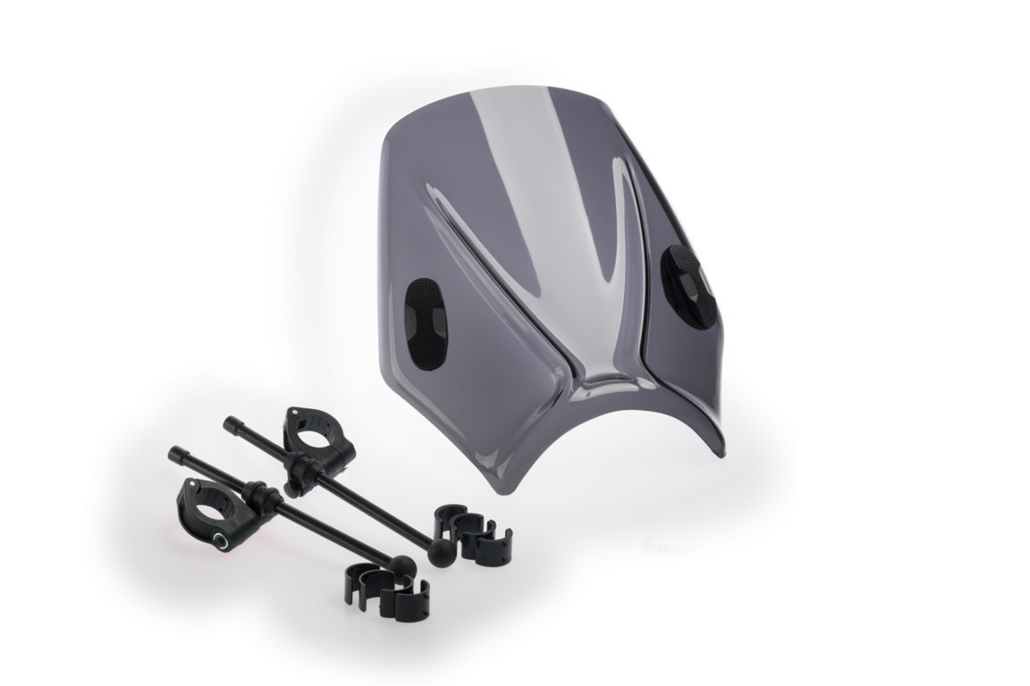 Windshield PUIG MITO 20702F dark smoke