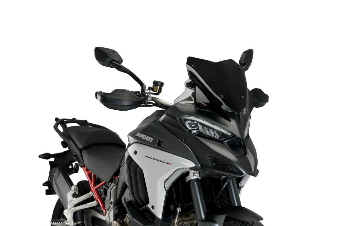 Windscreen PUIG SPORT 20729N Crni
