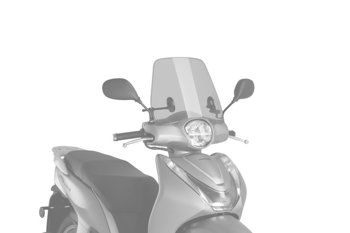 Windshield PUIG TRAFIC 20734W clear