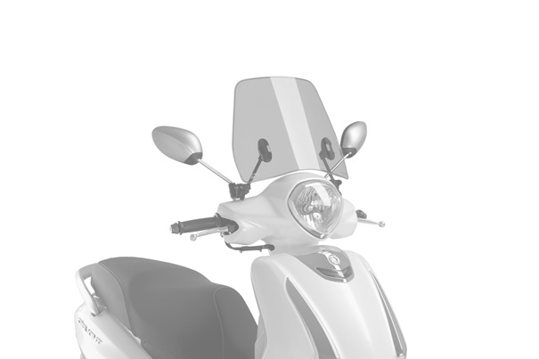 Windshield PUIG TRAFIC 20747W clear